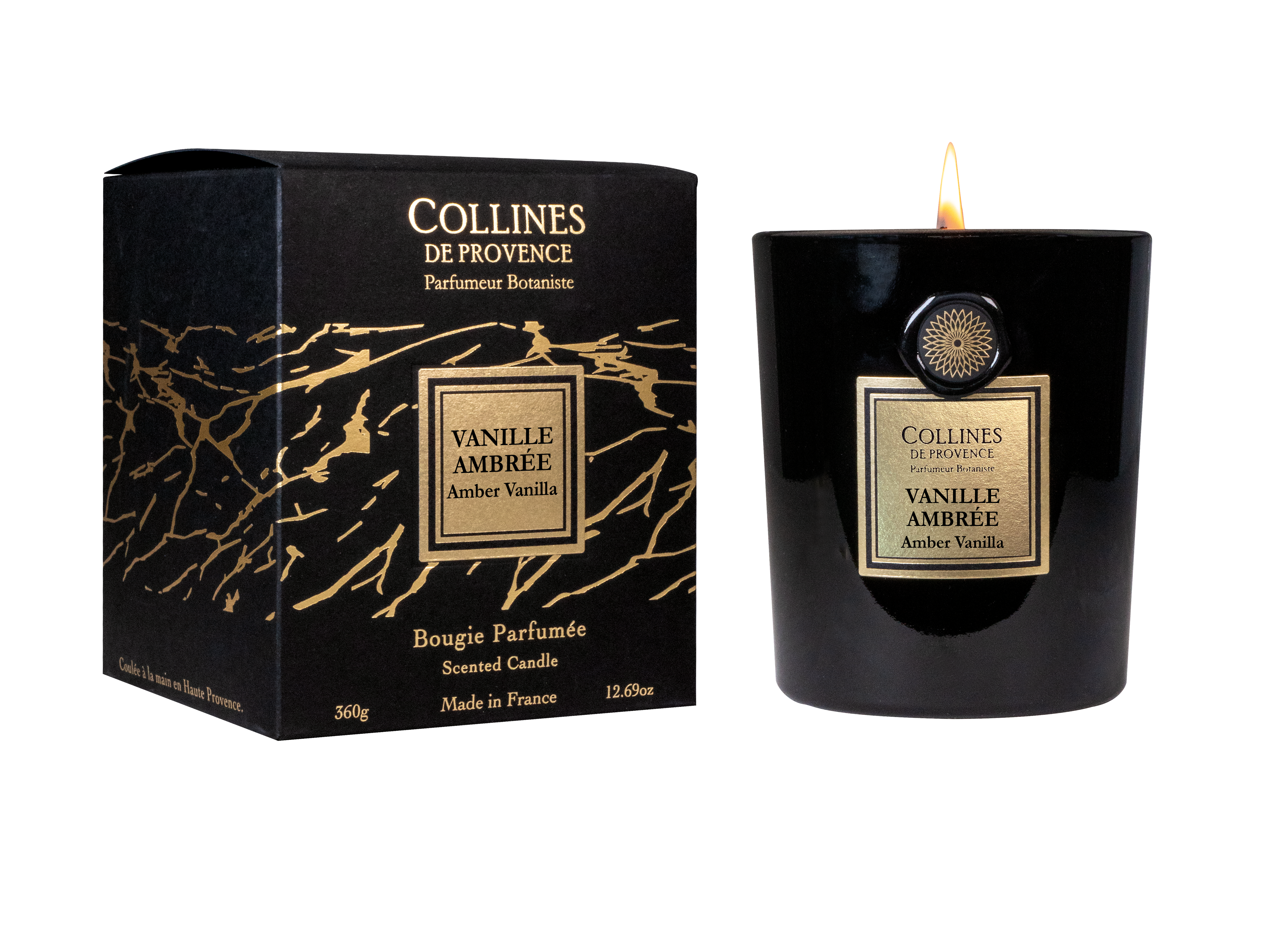 Fleurs et Ecorces свеча Vanilla Amber 360г